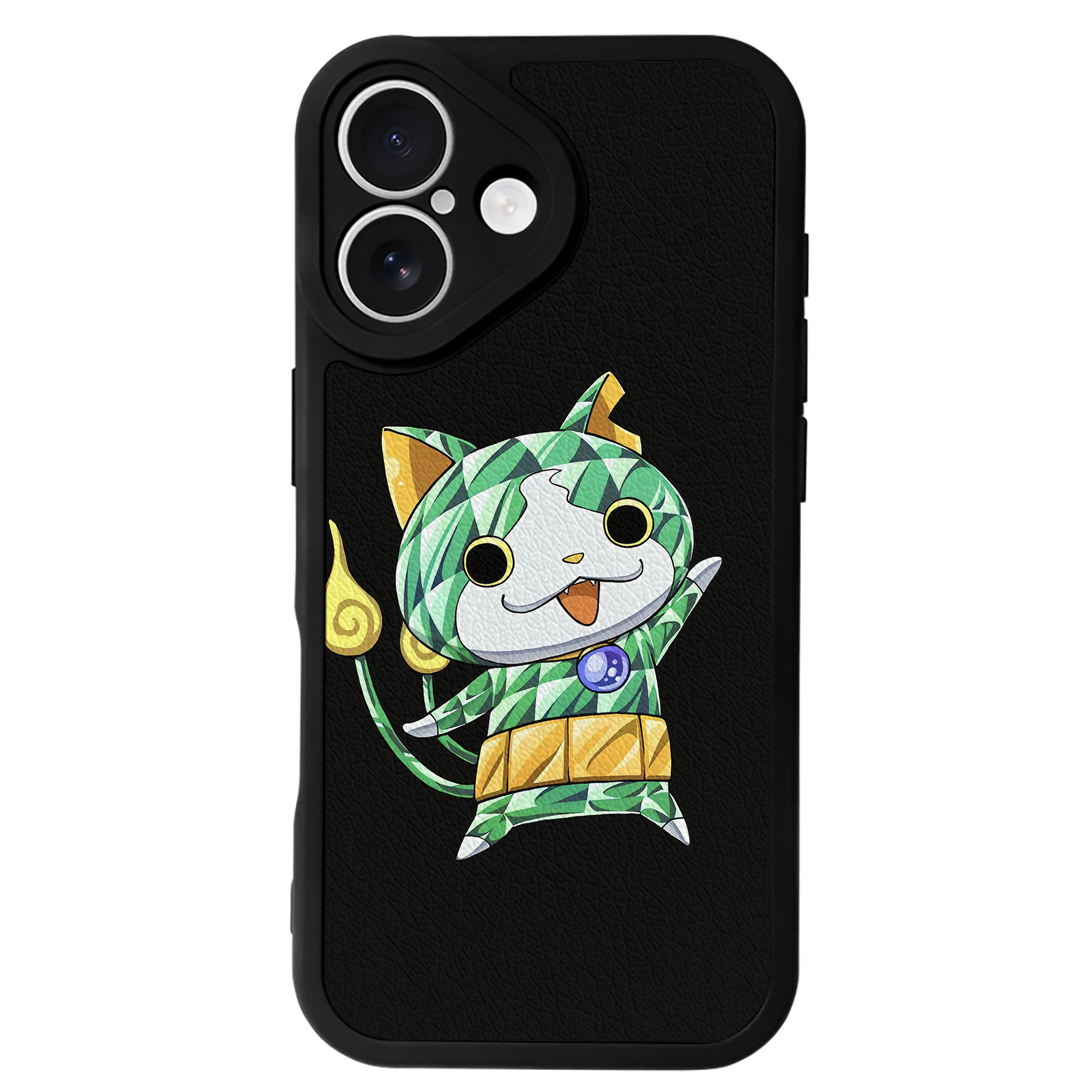 （画像用） 妖怪ウォッチ Yo-kai Watch 【iPhone 16シリーズ対応】シリコンスマホケース（レザー調） 材質：シリコン